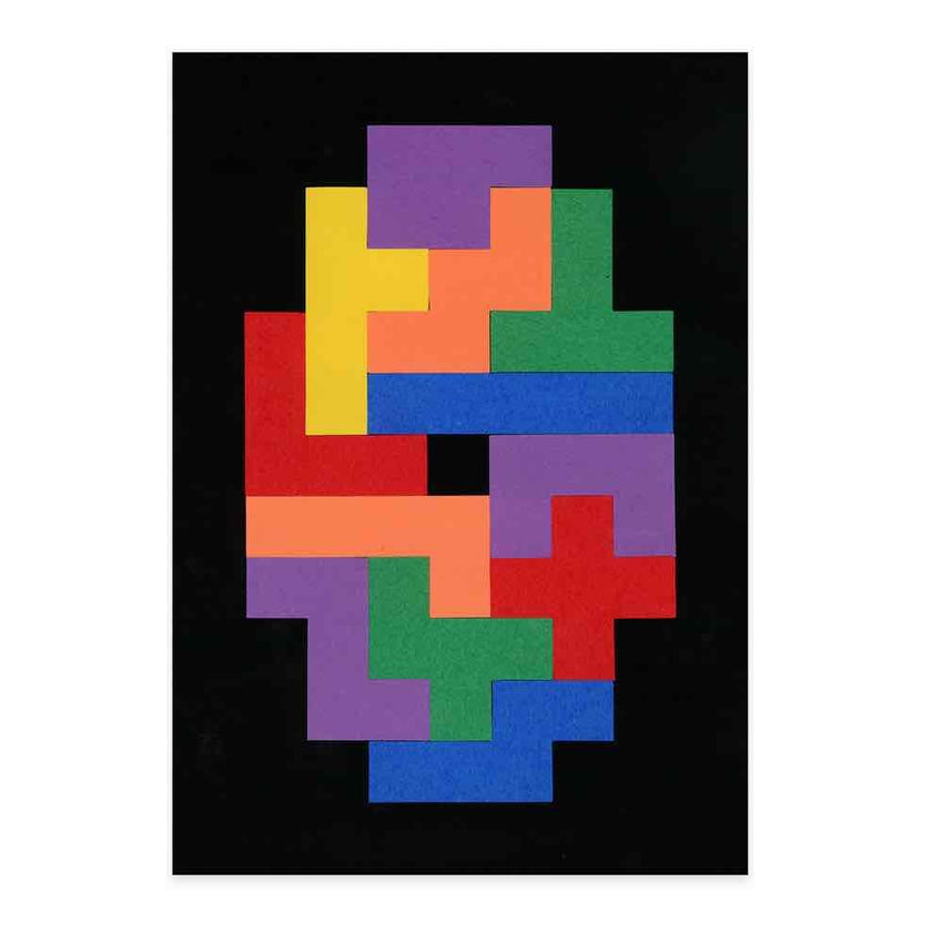 AccuCut Pentominoes Jumbo Professional 4 Piece Die Set (ACC - PT500J) - SchoolOutlet