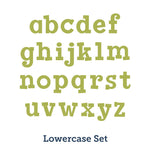 AccuCut Shout Lowercase Alphabet Set of 26 Dies for Teachers and Scrapbooking (ACC - SOL104) - SchoolOutlet