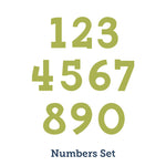 AccuCut Shout Number Set of 10 Dies for Teachers and Scrapbooking (ACC - SON104) - SchoolOutlet