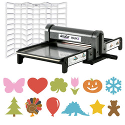 AccuCut MARK 5 Professional Popular Jumbo 12 Piece Educational Die-Cutting Machine and Storage Set (ACC-SS4176J)