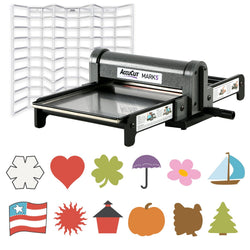 AccuCut MARK 5 Professional Calendar Starter 13 Piece Educational Die-Cutting Machine and Storage Set (ACC-SS4190L)