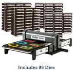 AccuCut MARK 5 Professional Early Childhood Super Starter 85 Piece Educational Die - Cutting Machine and Storage Set (ACC - SS4701) - SchoolOutlet