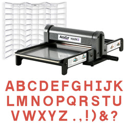 AccuCut MARK 5 Block Alphabet Starter Set 5" Uppercase Visual Communication (ACC-SS4BU105)