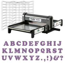 AccuCut MARK 5 Carefree Alphabet Starter Set 5" Uppercase Artistic Flare (ACC-SS4CFU105)