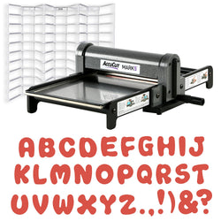 AccuCut MARK 5 Jellybean Alphabet Starter Set 4" Uppercase Playful Learning (ACC-SS4JBU104)