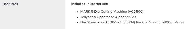 AccuCut MARK 5 Jellybean Alphabet Starter Set 4" Uppercase Playful Learning (ACC - SS4JBU104) - SchoolOutlet
