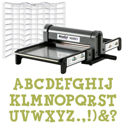 AccuCut MARK 5 Shout Alphabet Starter Set 4" Uppercase Bold Impact (ACC-SS4SOU104)