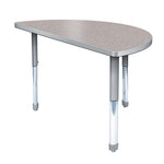 Allied Aero Half Round Height Adjustable Activity Table 48