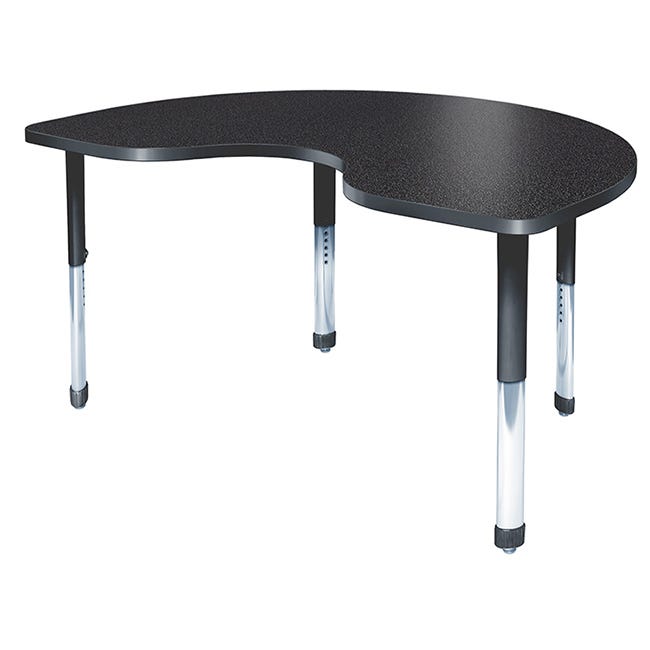Allied Aero Kidney Height-Adjustable Activity Table 48"W x 72"D x  19"-31"H (ALD-ARO472K)