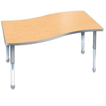 Allied Aero Surge Shaped Height Adjustable Activity Table 60