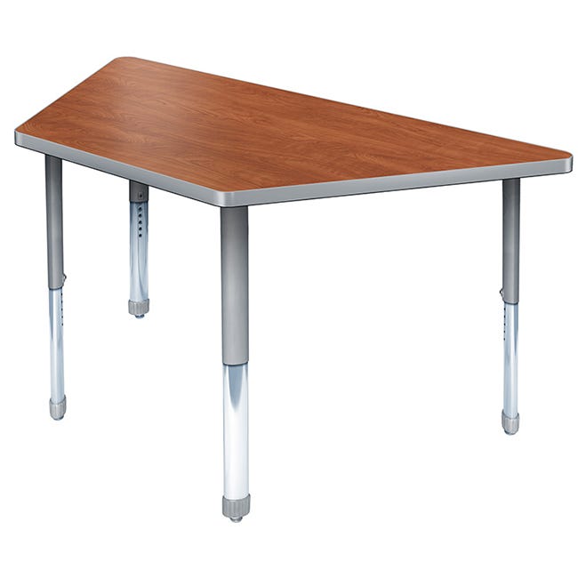 Allied Aero Trapezoid Height-Adjustable Activity Table 48"W x 24"D x 19"-31"H (ALD-ARO24TP)