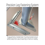 Allied Aero Half Round Height Adjustable Activity Table 48