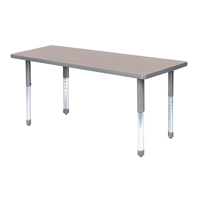 Allied Aero Rectangle Height-Adjustable Activity Table 60"W x 30"D x 19"-31"H (ALD-ARO3060)