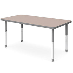 Allied Aero Rectangle Height-Adjustable Activity Table 60"W x 42"D x 19"-31"H (ALD-ARO4260)