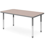 Allied Aero Rectangle Height-Adjustable Activity Table 60