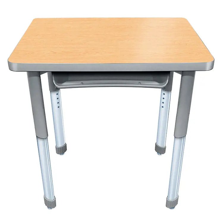 Allied Aero Rectangle Student Desk with Dry Erase Top 29"W x 24"D x 19"-31"H (ALD-ARO2429DE) - SchoolOutlet