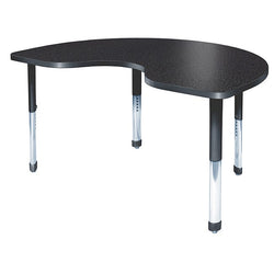 Allied Aero Kidney Height-Adjustable Activity Table 36"W x 72"D x  19"-31"H (ALD-ARO372K)