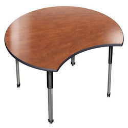 Allied Aero Chip Shaped Height Adjustable Activity Table 48"W x 48"D x 19"-31"H (ALD-ARO48CP)