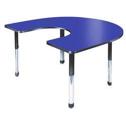 Allied Aero Horseshoe Shaped Height Adjustable Activity Table 60"W x 60"D x 19"-31"H (ALD-ARO666H)