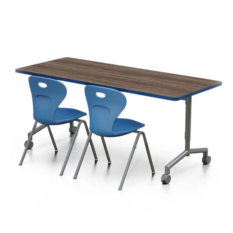 Allied Velocity Training Table Adjustable Height Collaborative 72"W x 24"D x 26"-38"H (ALD-VELTL2472) - SchoolOutlet