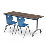 Allied Velocity Training Table Adjustable Height Collaborative 72
