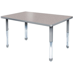 Allied Aero Rectangle Height-Adjustable Activity Table 72"W x 30"D x 19"-31"H (ALD-ARO3072)