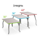 Allied Innovation-X Modern Industrial Square Multi-Purpose Table - 48