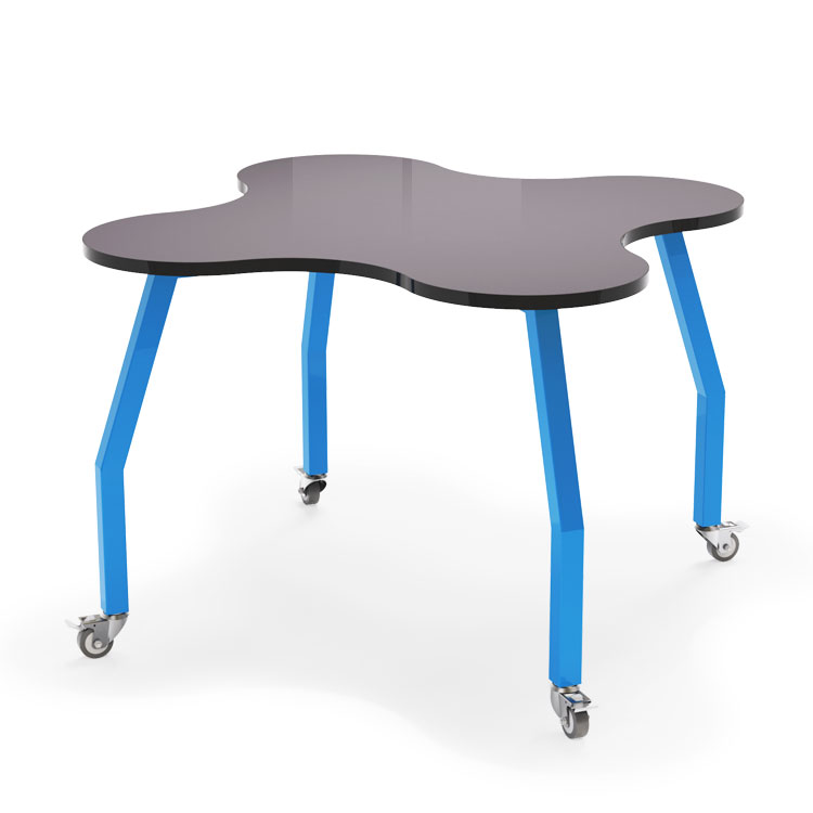 Allied Innovation-X Jax Shaped High Pressure Laminate Table - 60"W x 60"D x 30"H (ALD-AIX60JAX30-CA)