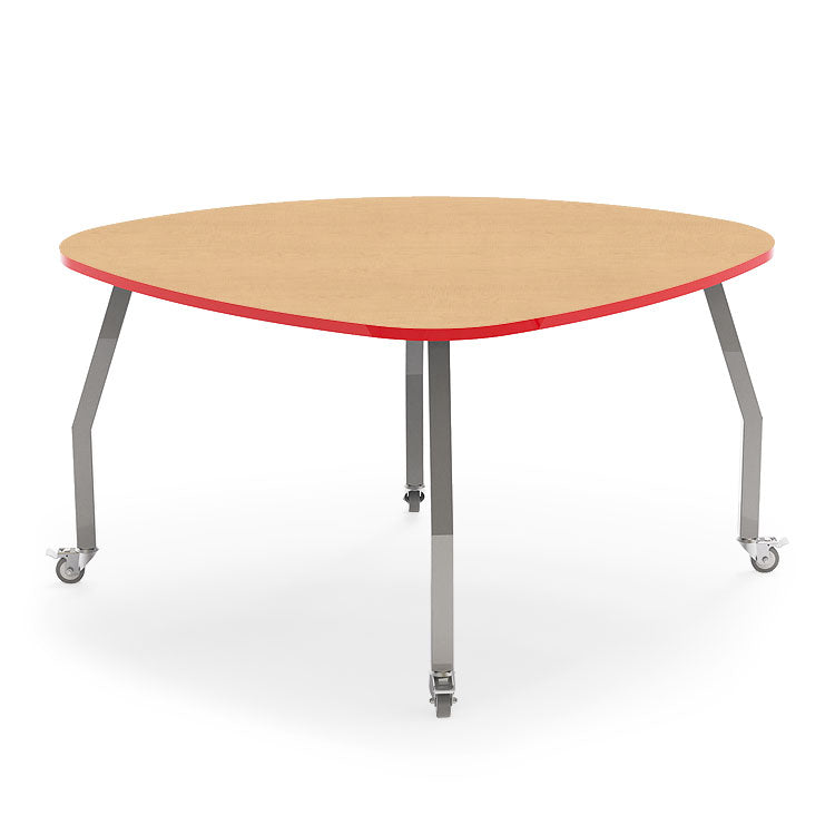 Allied Innovation-X Collaborative Lens Shaped High Pressure Laminate Table - 59"W x 59"D x 30"H (ALD-AIXLENS-LG30-CA)