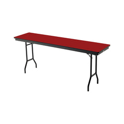 AmTab Folding Table - Particleboard Core - Rectangle - 18"W x 60"L x 29"H  (AmTab AMT-185D)