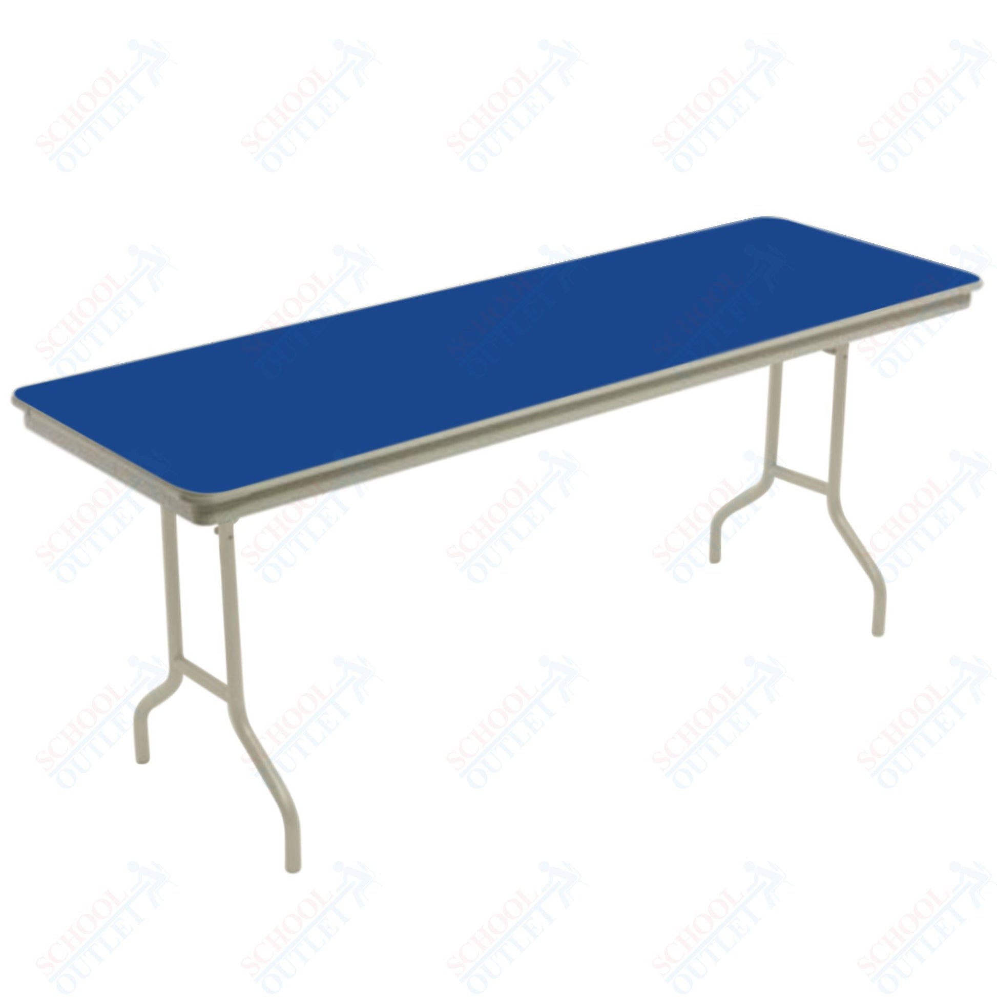 AmTab Dynalite Featherweight Heavy-Duty ABS Plastic Folding Table - Rectangle - 18"W x 60"L x 29"H (AmTab AMT-185DL) - SchoolOutlet