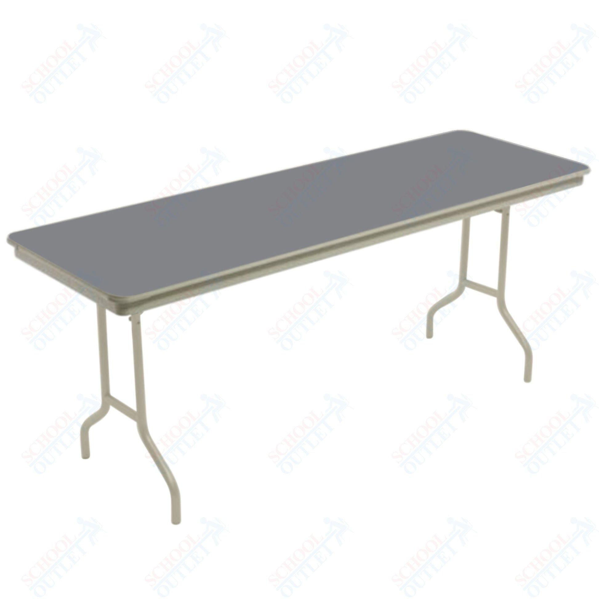 AmTab Dynalite Featherweight Heavy-Duty ABS Plastic Folding Table - Rectangle - 18"W x 60"L x 29"H (AmTab AMT-185DL) - SchoolOutlet