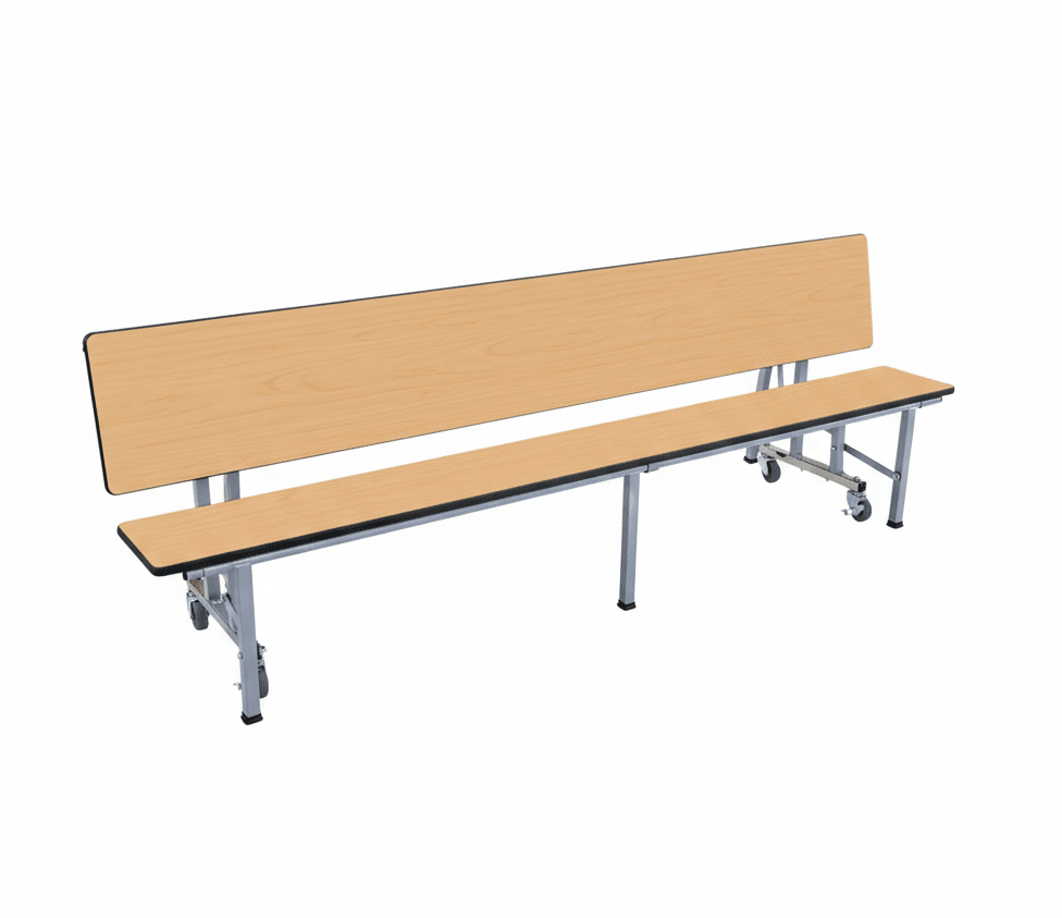 AmTab Mobile Convertible Buddy Bench - 96"L (AMT - BUDDYBENCH) - SchoolOutlet
