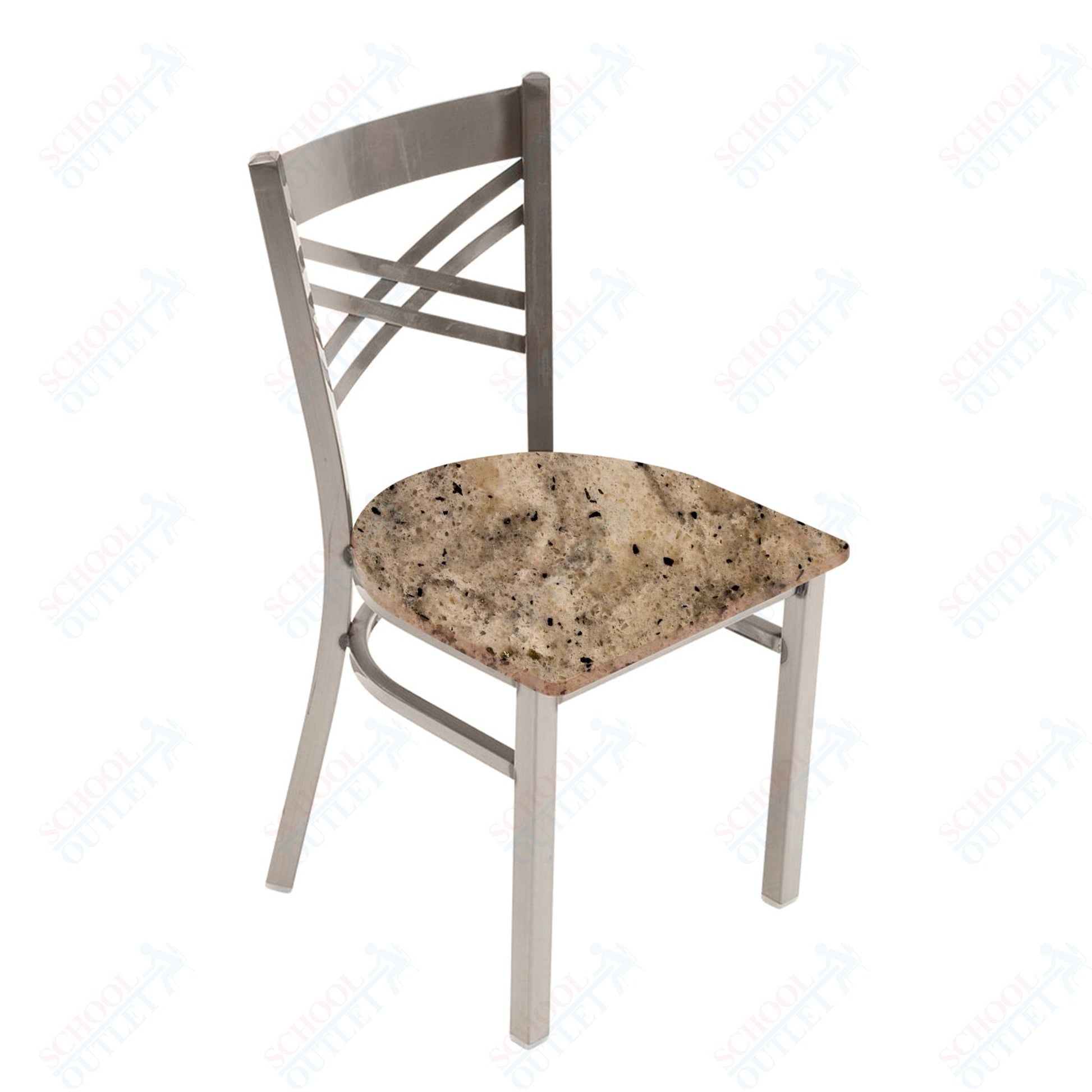 AmTab Cafe Chair - 16.5"W x 17"L x 32.25"H - Seat Height 17.25"H (AMT - CAFECHAIR - 1) - SchoolOutlet