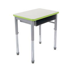 AmTab Collaborative Learning Desk - Cascade - 20"W x 27"L - Adjustable Height (AMT-CascadeDesk2027)