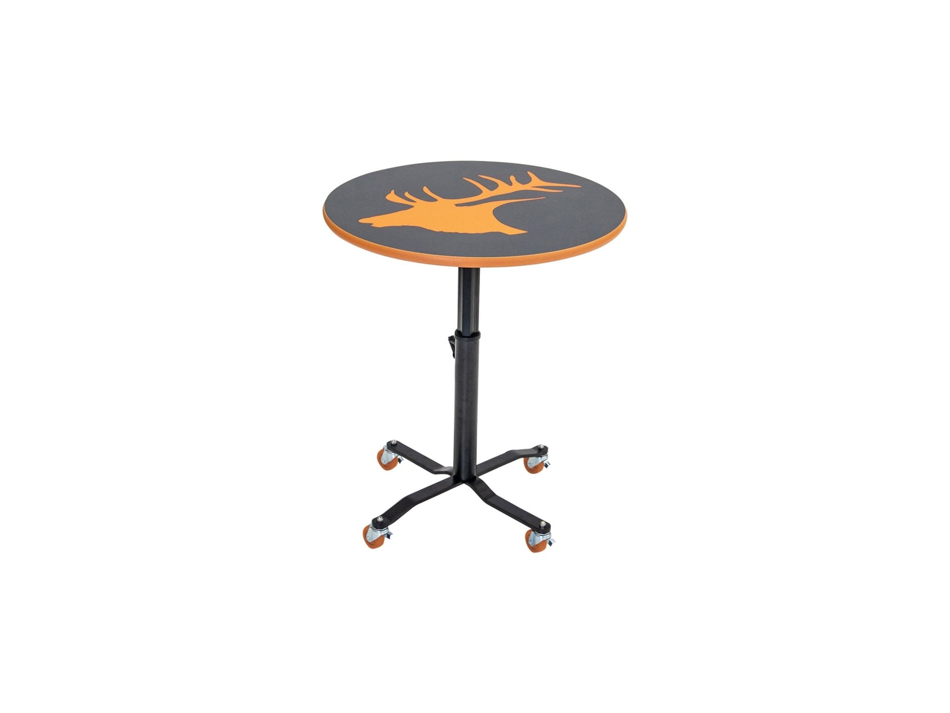 AmTab Mobile E - Z Tilt Caf Table - Round - 30" Round x Adjustable 30"H to 42"H (AmTab AMT - CBR30) - SchoolOutlet
