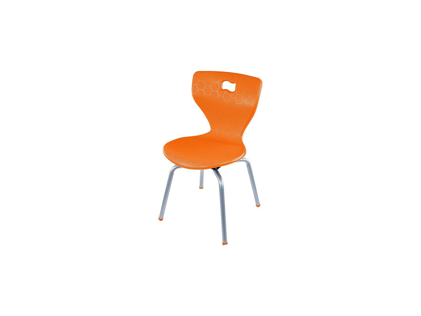 AmTab ErgoEngage Series 4 - Leg Active Learning Chair featuring 360 - Degree Swivel Rotation and Biophilic Air - Cushioned Seat Shell 17"H (AMT - ErgoEngage360Chair4Leg - 4 - EC) - SchoolOutlet