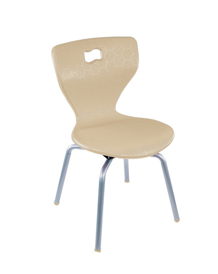 AmTab ErgoEngage Series 4 - Leg Active Learning Chair featuring 360 - Degree Swivel Rotation and Biophilic Air - Cushioned Seat Shell 17.5"H (AMT - ErgoEngage360Chair4Leg - 5 - EC) - SchoolOutlet
