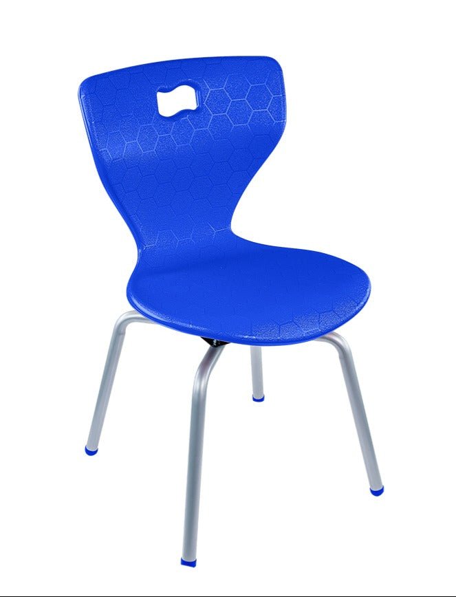 AmTab ErgoEngage Series 4 - Leg Active Learning Chair featuring 360 - Degree Swivel Rotation and Biophilic Air - Cushioned Seat Shell 17.5"H (AMT - ErgoEngage360Chair4Leg - 5 - EC) - SchoolOutlet