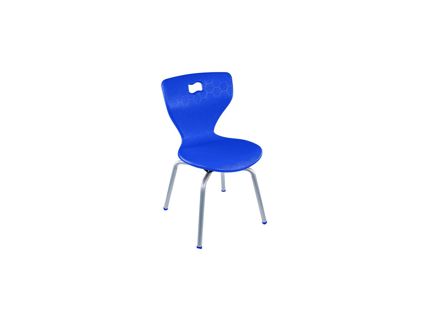 AmTab ErgoEngage Series 4 - Leg Active Learning Chair featuring 360 - Degree Swivel Rotation and Biophilic Air - Cushioned Seat Shell 17.5"H (AMT - ErgoEngage360Chair4Leg - 5 - EC) - SchoolOutlet