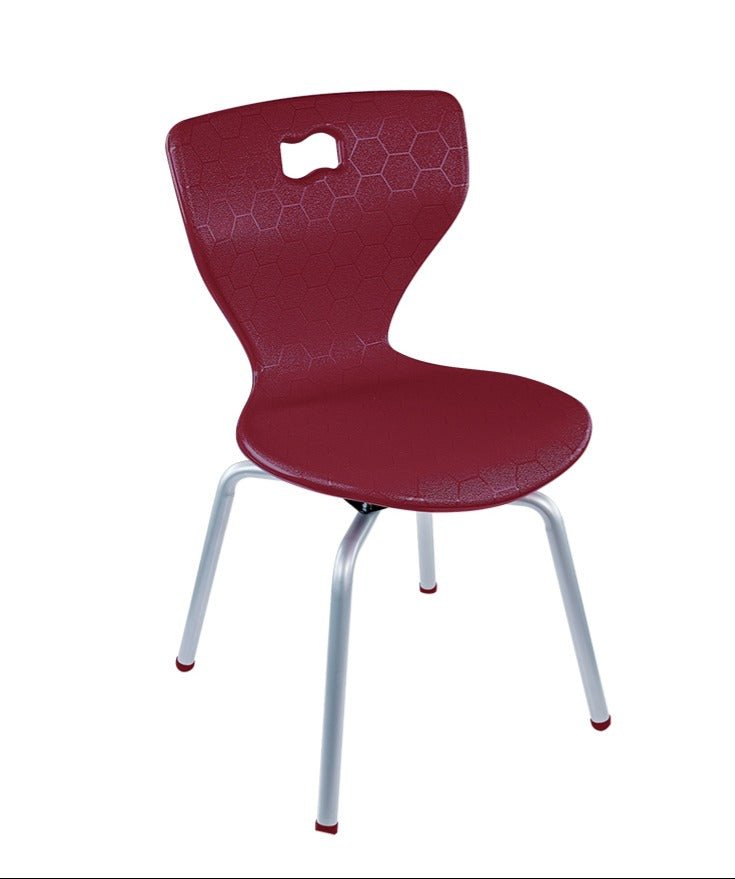 AmTab ErgoEngage Series 4 - Leg Active Learning Chair featuring 360 - Degree Swivel Rotation and Biophilic Air - Cushioned Seat Shell 17.5"H (AMT - ErgoEngage360Chair4Leg - 5 - EC) - SchoolOutlet