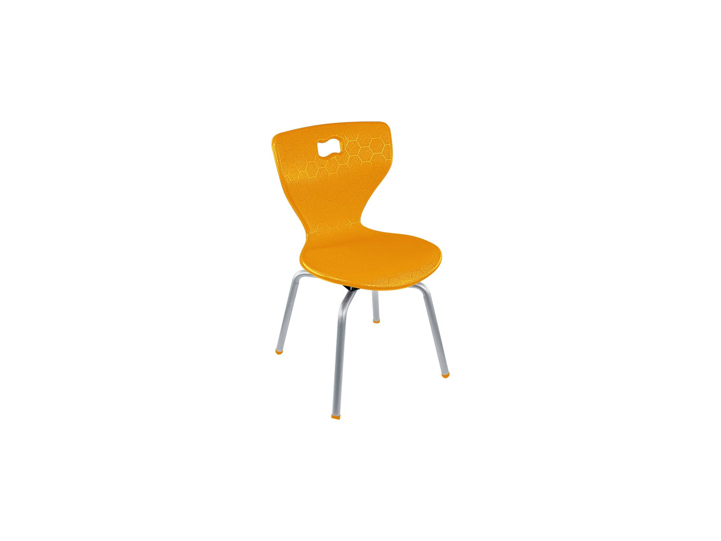 AmTab ErgoEngage Series 4 - Leg Active Learning Chair featuring 360 - Degree Swivel Rotation and Biophilic Air - Cushioned Seat Shell 17.5"H (AMT - ErgoEngage360Chair4Leg - 5 - EC) - SchoolOutlet