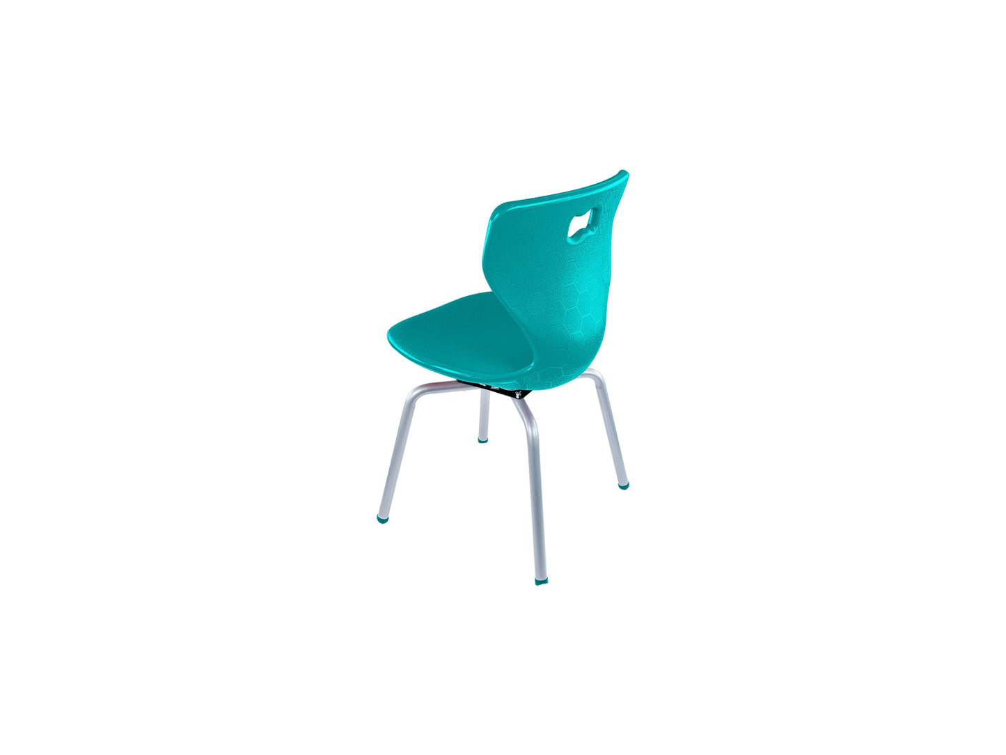 AmTab ErgoEngage Series 4 - Leg Active Learning Chair featuring 360 - Degree Swivel Rotation and Biophilic Air - Cushioned Seat Shell 17.5"H (AMT - ErgoEngage360Chair4Leg - 5 - EC) - SchoolOutlet