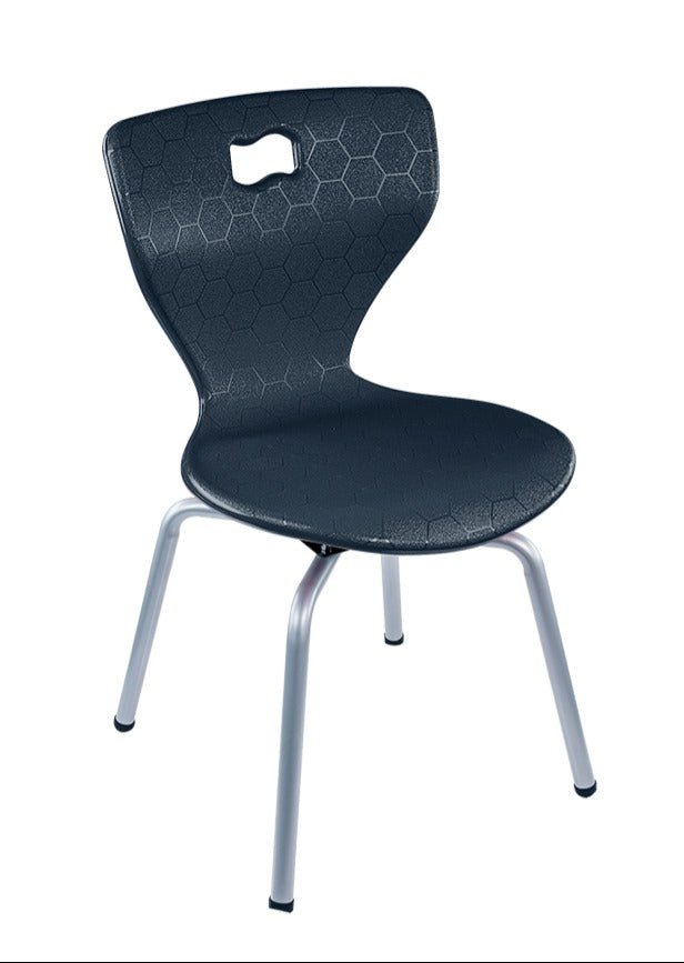 AmTab ErgoEngage Series 4 - Leg Active Learning Chair featuring 360 - Degree Swivel Rotation and Biophilic Air - Cushioned Seat Shell 17.5"H (AMT - ErgoEngage360Chair4Leg - 5 - EC) - SchoolOutlet