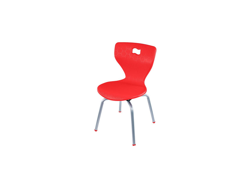 AmTab ErgoEngage Series 4 - Leg Active Learning Chair featuring 360 - Degree Swivel Rotation and Biophilic Air - Cushioned Seat Shell 17.5"H (AMT - ErgoEngage360Chair4Leg - 5 - EC) - SchoolOutlet