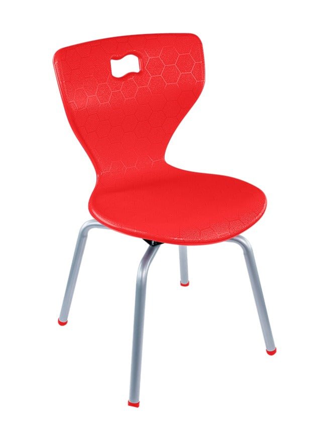 AmTab ErgoEngage Series 4 - Leg Active Learning Chair featuring 360 - Degree Swivel Rotation and Biophilic Air - Cushioned Seat Shell 17.5"H (AMT - ErgoEngage360Chair4Leg - 5 - EC) - SchoolOutlet