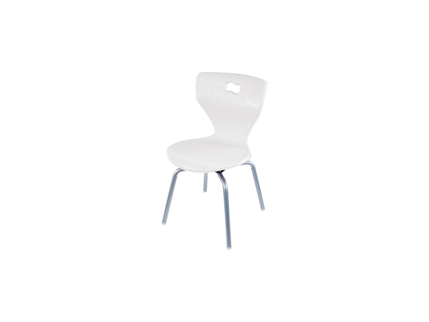 AmTab ErgoEngage Series 4 - Leg Active Learning Chair featuring 360 - Degree Swivel Rotation and Biophilic Air - Cushioned Seat Shell 17.5"H (AMT - ErgoEngage360Chair4Leg - 5 - EC) - SchoolOutlet