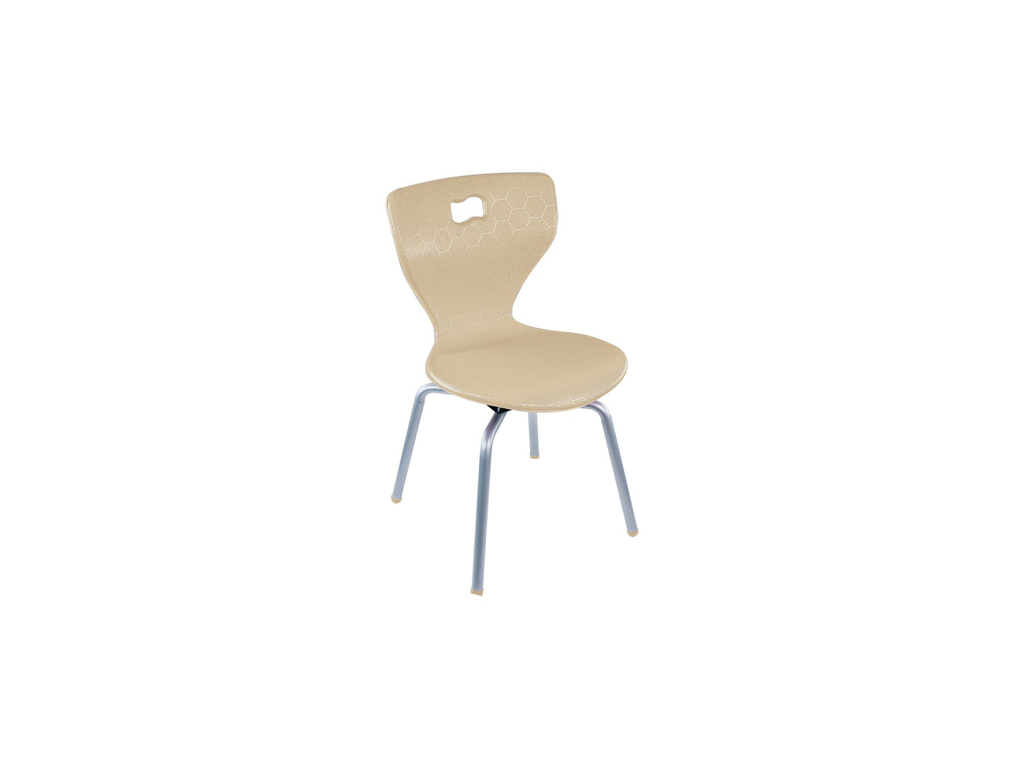 AmTab ErgoEngage Series 4 - Leg Active Learning Chair featuring 360 - Degree Swivel Rotation and Biophilic Air - Cushioned Seat Shell 18"H (AMT - ErgoEngage360Chair4Leg - 6 - EC) - SchoolOutlet