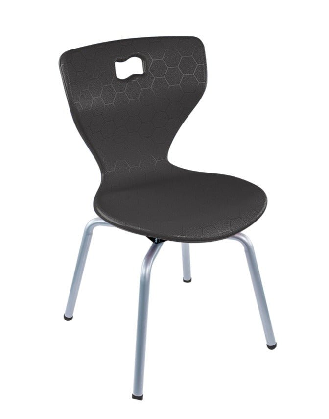 AmTab ErgoEngage Series 4 - Leg Active Learning Chair featuring 360 - Degree Swivel Rotation and Biophilic Air - Cushioned Seat Shell 18"H (AMT - ErgoEngage360Chair4Leg - 6 - EC) - SchoolOutlet