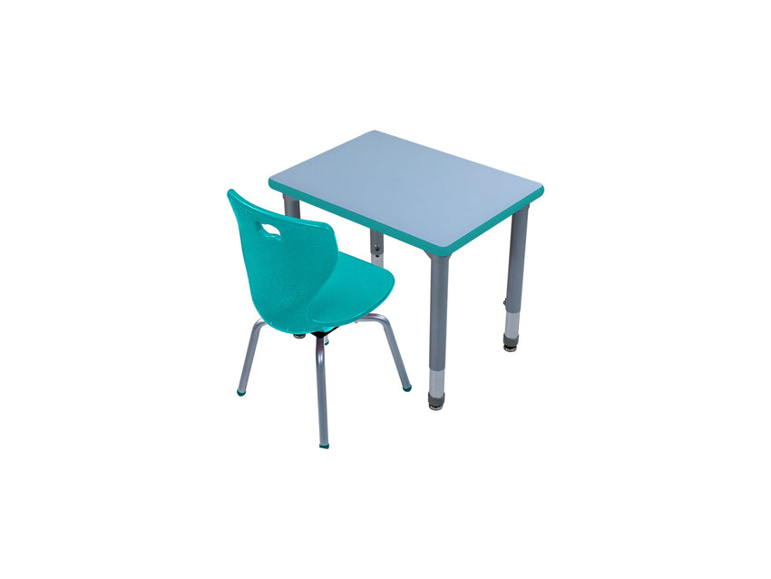 AmTab ErgoEngage Series 4 - Leg Active Learning Chair featuring 360 - Degree Swivel Rotation and Biophilic Air - Cushioned Seat Shell 18"H (AMT - ErgoEngage360Chair4Leg - 6 - EC) - SchoolOutlet